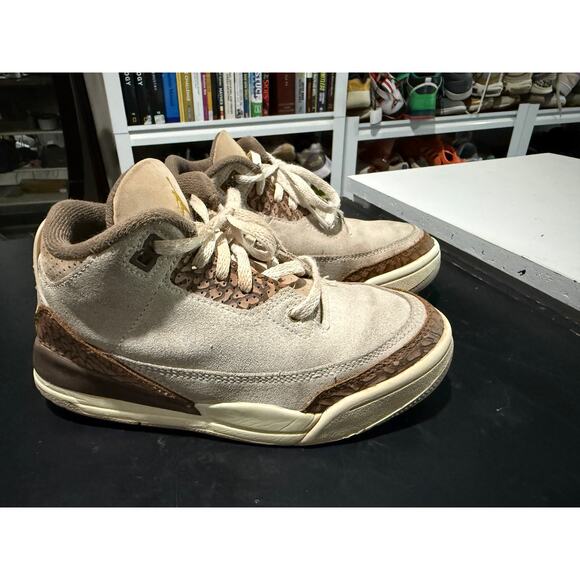 Nike Air Jordan 3 Retro Palomino Leather TD Size 1Y - DM0966-102 - Picture 1 of 8